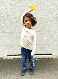 ノアデパートメントストア○新作○カットデニムラインパンツ(90cm100cm110cm120cm130cm140cm)キッズジュニア長ズボン【メール便可】