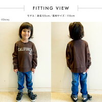 ディズニー親子ペアお揃い○新作○CALIFORNIAミッキーマウストレーナー(80cm90cm100cm110cm120cm130cm140cm150cm)DISNEYスウェット【メール便不可】