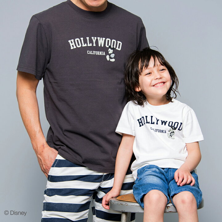 楽天市場 在庫限り Noa Department Store Hollywood ミッキーマウスtシャツ S M L レディース メンズ 女性 男性 親子 お揃い 1点のみメール便可 F 2 Noa Department Store