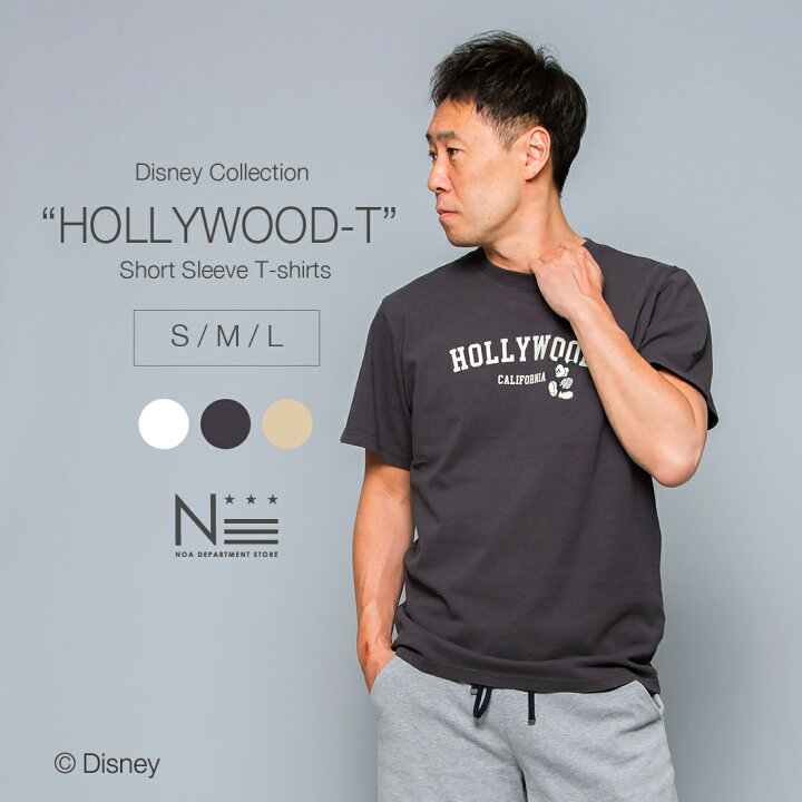 楽天市場 Noa Department Store Hollywood ミッキーマウスtシャツ S M L レディース メンズ 女性 男性 親子 お揃い 1点のみメール便可 F 2 Noa Department Store