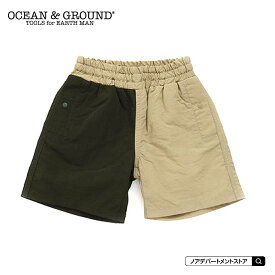 【楽天スーパーSALE★20％OFF】オーシャンアンドグラウンド Ocean＆Ground ボーイズ水着 サーフトランクス（90cm 100cm）男の子 スイムウェア【1点のみメール便可】