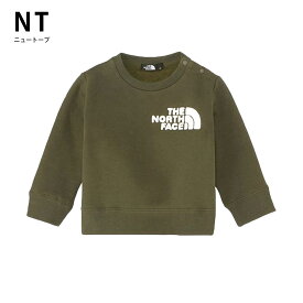 【国内正規品】ノースフェイス THE NORTH FACE ベビーフロントビュークルー（80cm 90cm）裏起毛 トレーナー スウェット トップス【1点のみメール便可】NTB62262