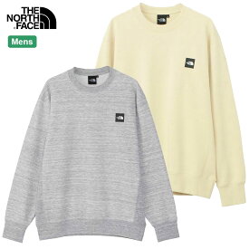 【国内正規品】ノースフェイス THE NORTH FACE○新作○メンズ ヘザーロゴクルー（S M L XL）24SS ユニセックス 裏毛 トレーナー スウェット バレンタイン ギフト 誕生日 プレゼント NT12334【メール便不可】