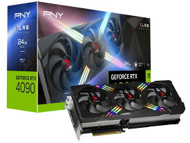 【新品】PNY GeForce RTX 4090 24GB XLR8 ゲーミング VERTO EPIC-X RGB オーバークロック トリプルファン VCG409024TFXXPB1-O [ PCIExp 24GB ]