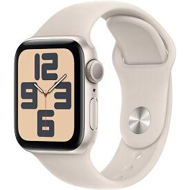 【新品】Apple Watch SE 第2世代 40mm [ MR9U3J/A ] スターライトスポーツバンド S/M GPSモデル
