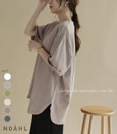 NOAHL｜《2,200→50%OFFクーポン対象》再入荷【3万枚突破】【メール便】Tシャツ トップス レディース 半…