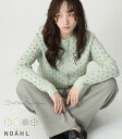 NOAHL｜《40％OFFクーポン対象》【メール便】ドット ニット カーディガン トップス レディース 長袖 ニットカーディガ…