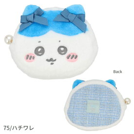 CW34874-77 ちいかわ CW ダイカットフェイスポーチ ちいかわ ハチワレ うさぎ モモンガ DIE CUT POUCH 飾り 装飾 BAG バッグ 収納 小物入れ コスメポーチ