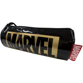 K-3268B/アイプランニング/【MARVEL／マーベル（ゴールド）】筒ペンポーチ/化粧小物/小銭入れ/コイン/雑貨/収納/ファッション/BAG/バッグ/ギフト/プレゼント【セール☆8】