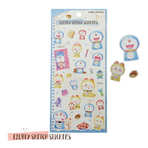 �y���[���֑��������z228469 �h�������� �t���b�t�B�[ �X�P�b�` �X�e�b�J�[�Y FLUFFY SKETCH STICKERS �J�~�I�W���p�� KAMIO �\�� ���킢�� �����p�i ���[�� �M�t�g ���蕨