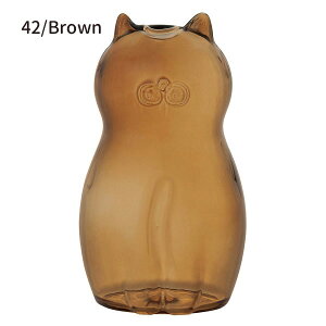 y|Cg5{zy\񏤕i2026N1{ח\zLG-16141-43uGlass cat vase lR֑̈}v KX ԕr t[x[X  hCt[ flower DECOLE CeA 킢 LG ֏ 