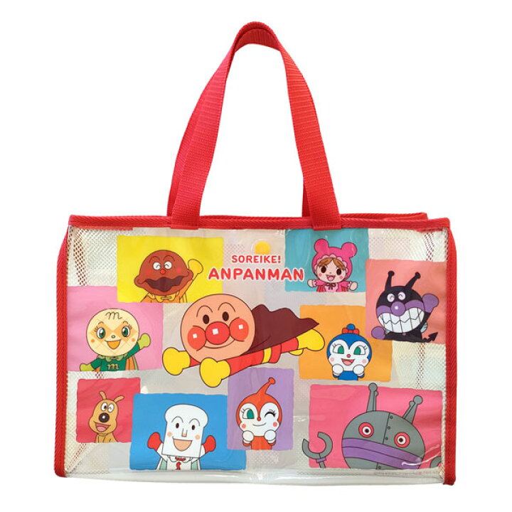 楽天市場】伊藤産業 012947 プールバッグ アンパンマン H20×W30×D12cm