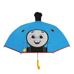 19368 きかんしゃトーマス 耳付き傘 機関車 THOMAS & FRIENDS 可愛い 立体 かさ 長 レイン グッズ 可愛い 子供 キッズ Chara Umbrella アンブレラ 梅雨 ギフト 贈り物 プレゼント
