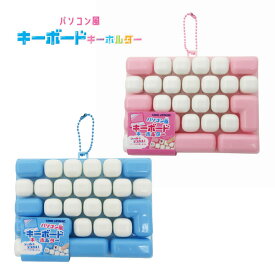 【ネコポス便発送可】235265-66 パソコン風キーボードキーホルダー ピンク ブルー カチカチ マスコットキーホルダー カミオ KAMIO JAPAN バッグチャーム 雑貨 キーホルダー バッグチャーム 雑貨
