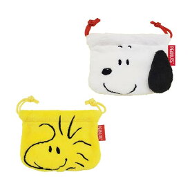 【ネコポス便発送可】スヌーピー 173140-71 ミニ巾着 ウッドストック SNOOPY ナカジマコーポレーション ピーナッツ PEANUTS 袋物 コップ 小物入れ 入園 入学