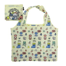 【ネコポス便発送可】206732-25 かえるのピクルス always fruits エコバッグ ピクルス pickles the frog カエル BAG バッグ 収納 ショッピング