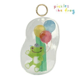212924-25 かえるのピクルス ピクルス カラフルバルーン ダイカットポーチ ナカジマコーポレーション pickles the frog カエル BAG ショッピングバッグ【ネコポス便発送可】