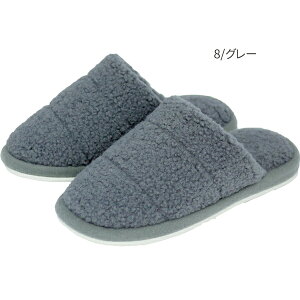 87726-28 {AXbp Cgx[W uE O[ Boa slippers t[TCY free-size fB[X ~  \ ܐ܂ {AN  n 􂦂  V[Y l 