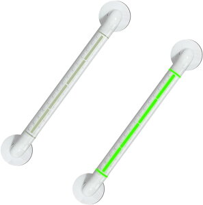 風呂手すり 2個セット トイレ用 風呂 手すり アップグレードされた安全 浴槽 浴室 立ち上がり補助 取っ手 滑り止め 転倒防止 静電無し 夜光 耐荷重150kg 穴あけ必要 モビリティエイドの安全ハ
