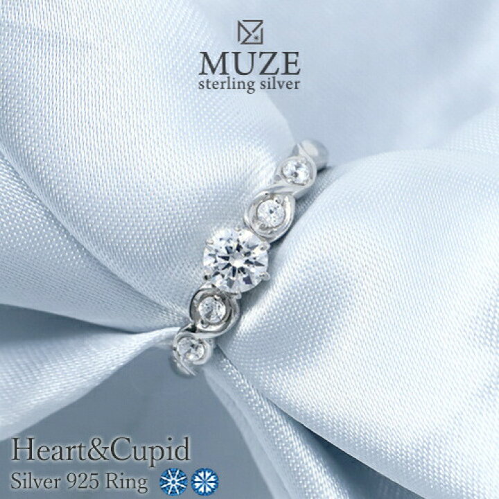 楽天市場】MUZE JEWELRY 直径4.5mm ハートキューピッド Heart&Cupid 