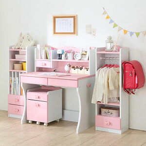 学習机 白 勉強机 子供 ピンク リボン 学習机セット 4点セット 木製 幅90 学習デスク 勉強机 子供机 収納 プリンセスデスク プリンセス 姫系 お姫様 子ども キッズデスク 人気 おしゃれ かわい