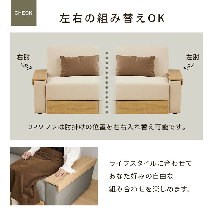 楽天市場】＼15日限定P5倍／ ソファーベッド 2人掛け 跳ね上げ式 収納 