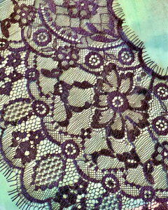 軽くて繊細なアイラッシュレース【黒】NB8551日本製(福井県産)