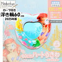 【送料無料】アリエル 浮き輪 ハート型 60cm 2025年版 / ハートうきわ うきわ 子供用うきわ ハート型浮き輪 ディズニープリンセス プリンセス