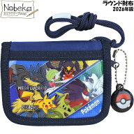 ポケモン ラウンド財布 2026年版 【ネイビー】 / RFウォレット ポケットモンスター ルカリオ メガルカリ…