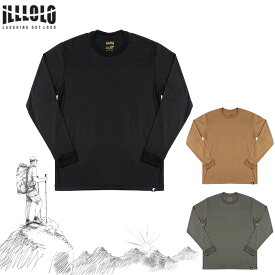 イルローロ 長袖 ロンT ロゴ無し ILLLOLO NIKKE AXIO Wool Long T トップス ロングTシャツ アウトドア メリノウール 吸汗速乾