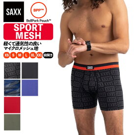 SAXX サックス ボクサーパンツ SPORT MESH BOXER BRIEF FLY SXBB12F 前開き スポーツメッシュ メンズ