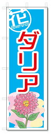 のぼり　のぼり旗　ダリア　(W600×H1800)　花・フラワー