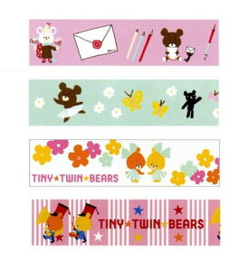 �y���܂̂��������z�t�@���e�[�v�@15mm×15M�@4��g�@���Ă���/�o�����[�i/���͂�/���y��