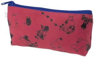 ムーミン ペンケース ツイル M PK H13039レッド