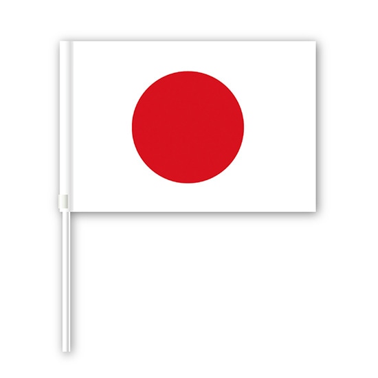 スポーツの応援などで手に持って使用する小さい旗 手旗 人気ブランド多数対象 日本 国旗 Mサイズ 売り出し No.69367