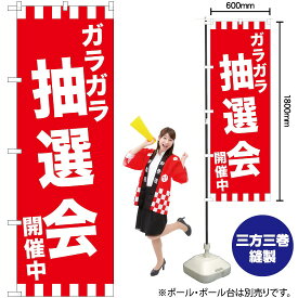 【3枚まで送料297円】 ガラガラ抽選会開催中 のぼり GNB-2913 （受注生産品・キャンセル不可）