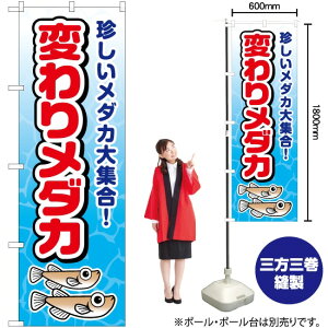 変わりメダカ のぼり JY-520(受注生産品・キャンセル不可)