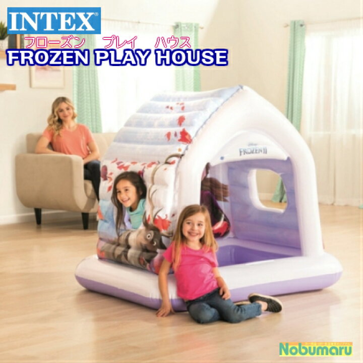 楽天市場】[O48632]INTEX アナと雪の女王2 フローズンプレイハウス 