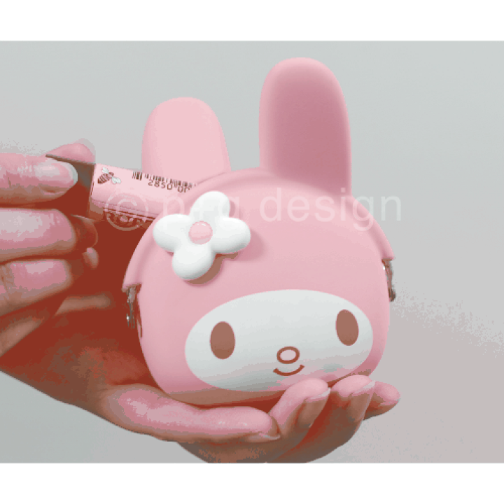 激レア♡らぶうさ　ピピメロ　マイメロがま口ポーチ 楽天市場】POCHIBI マイメロディ がま口MY MELODY 赤 ピンク