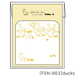【メール便 * 対象商品3,000以上ご購入で送料無料】アララ ふせん 動物 恐竜 行列 活版印刷 ノート 目印 メモ帳 メッセージ文具 雑貨 まとめ買い エルコミューン
