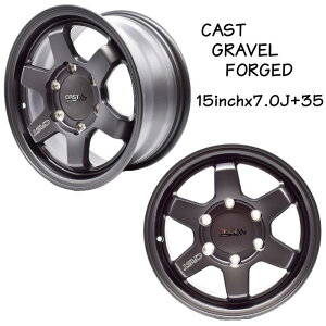 [CAS-GFW15]15C` CAST GRAVEL FORGED WHEEL 15x7.0J+35 4{Zbg 