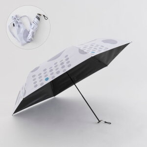 �y���������z[Q349]392 All weather light mini 55cm ���J���p�P �y�� �܂��� BLACK PU�R�[�e�B���O 100��UVcut �T���L���[�j