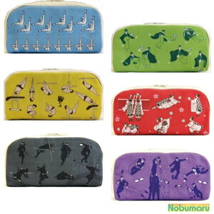 【メール便送料無料】金メダルJAPAN横長ポーチ シンクロ 体操 陸上 サッカー バレー ラグビー かわいい 日本 ポーチ 小物入れ 8.5×17×6cm