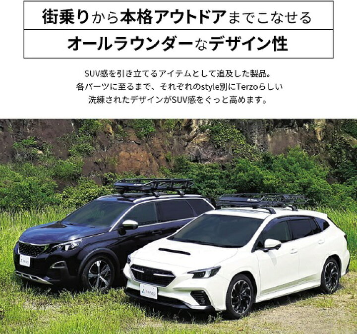 楽天市場】[EA319] PIAA TERZO ルーフバスケット スマートスタイル 