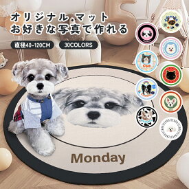 世界にひとつだけ♪オリジナル カーペット オリジナルラグ 写真入り 名入れ マット うちの子 犬 猫 オーダーメイド ペット 洗える 滑り止めシート付き ホットカーペット オリジナルグッズ 思い出 メモリアル 記念日 誕生日 うちの子グッズ プレゼント 愛犬 愛猫