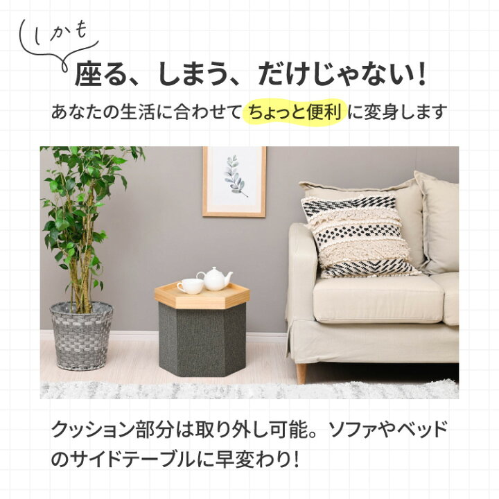 楽天市場】【20日限定☆全品☆5%OFFクーポン】 収納スツール 三脚 