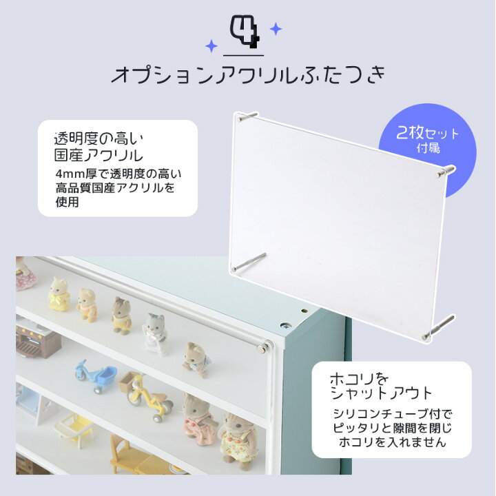 楽天市場】【完成品】アクリルふた付き 超薄型 コレクションボード 