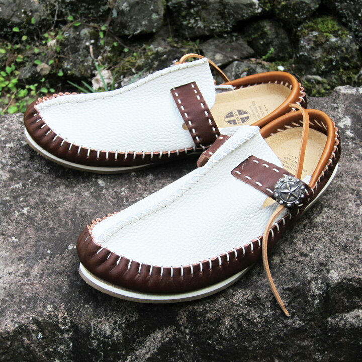 楽天市場】【終売セール・在庫限り】モカシン サンダル スムース  
