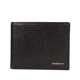 Orobianco BI-FOLD WALLET オロビアンコ 財布 二つ折り メンズ 本革 ブラック ネイビー ブルー 黒 ORS-022008