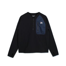 【最大1000円OFFクーポン配布中】 DISTRICT VISION BLACK ROCCO INSULATION MID LAYER SWEATSHIRT ディストリクト ヴィジョン トレーナー スウェット メンズ ブラック 黒 DV0013